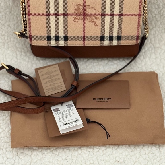 Burberry Brown Equestrian Crossbody Bag - Picture 10 of 14